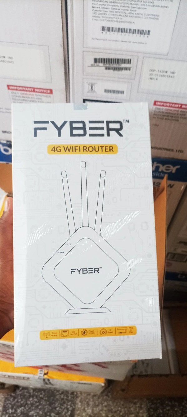 Fyber300 Mbps  4gwifi  Router Support All Sim Cards + 1 Lan Port 3 Antey