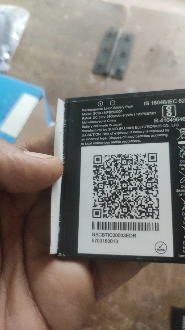 Tos Jio Fi3 4g Hotspot Modem Battery Original Battery Suitable For Jmr540 Jmr 541 Jmr 1140 Battery  - 7 Days, Black