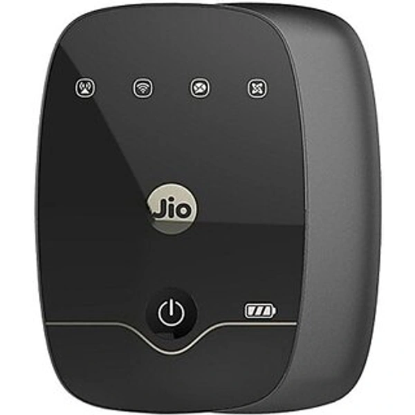 Jio ,4g Router Support Jio Sim Only - Black, 1 Year
