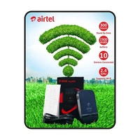 Airtel Amf 311 4g Wifi Hotspot With 2300 Mah l Battery Support Only Airtel Sim New Device  - 1 Yr  For Device 3 Month Battery