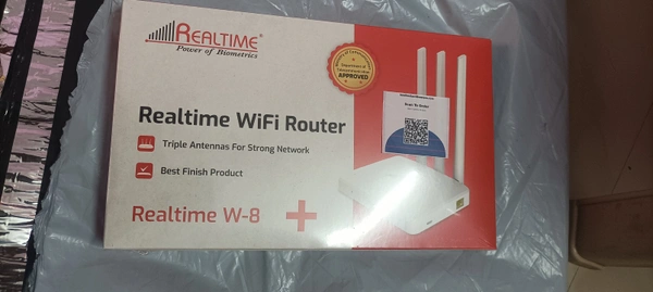 Realtime W8 + 4g Router Support All Net Work Sim Cards 1 Yr Warranty  - White, 1 Year