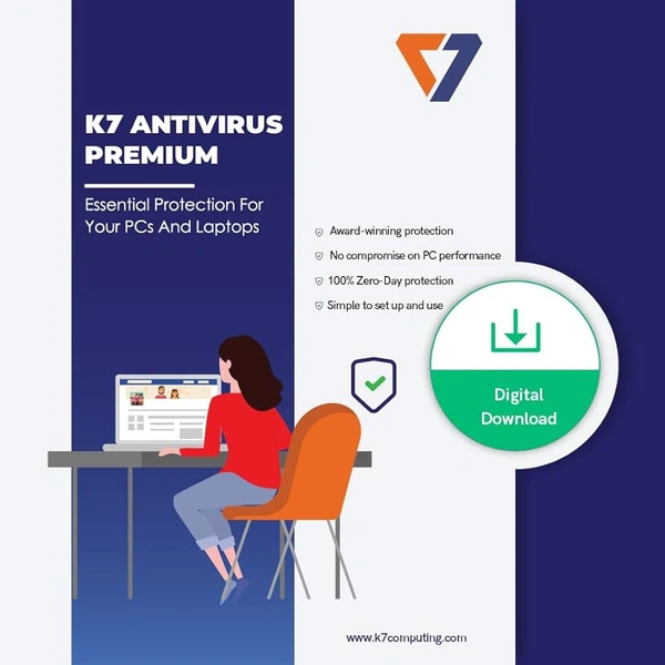 K 7 K7 Antivirus Premium Edition 1 Year Digital Key - 1 Year From Date Of Activation