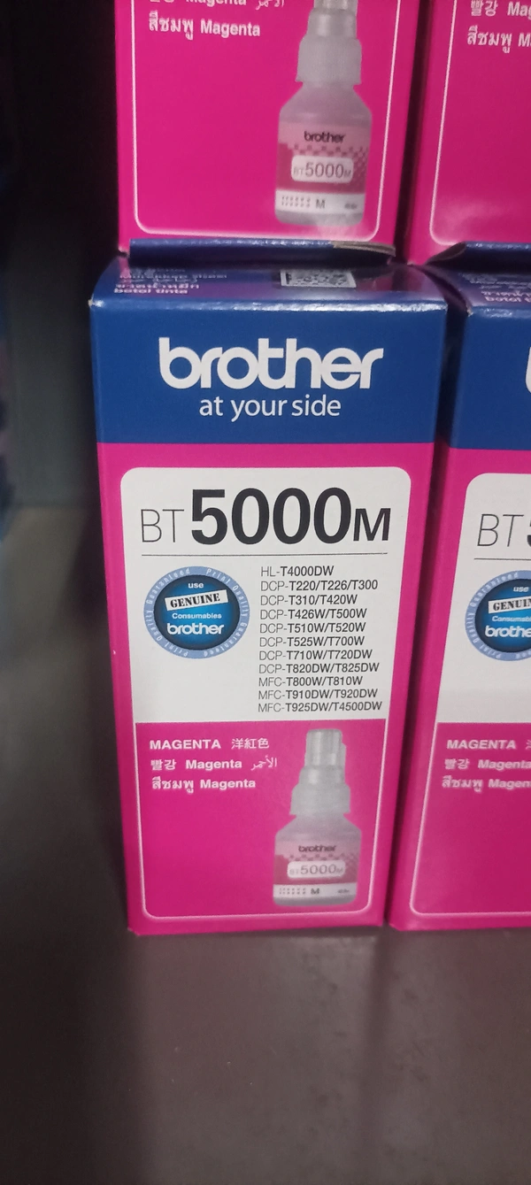 Brother  Original BROTHER BT5000M INK BOTTLE Magenta  - cyan