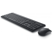 Dell DELL KM3322W Keyboard Mouse Combo Wireless Multi-Device Keyboard Black - Black, 1 Year