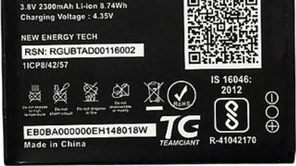 Tos Airtel Zte Wd 670  Battery Full Mah Original Battery  - Black, 7 Days