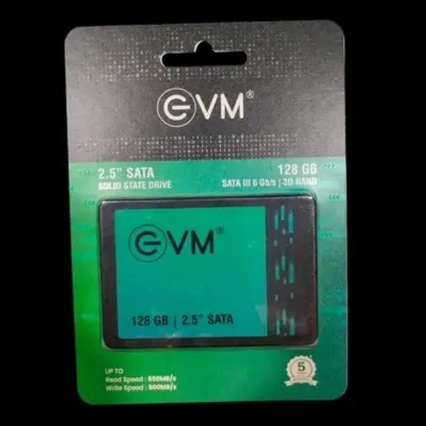 Evm 128gb  SSD Hard Disk  - 5 Year