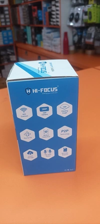Hi Focus  Hifocus Wifi Camera Rotatable 360 View 1 Year Waranty 3mp Indoor Wifi Pt Camera  - White, 1 Year, 18001039001