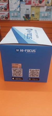Hi Focus 4 Mp Wifi PT OUT DOOR CAMERA COLOUR VIEW  - 18001039001, White, 1 Year