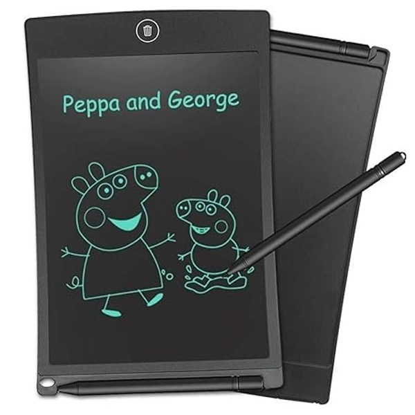 tos (Pack Of 2) Lcd Writing Tablet 8.5 Inch/21.5 Cm E-Note Pad Lcd Colorful Drawing Tablet Kids Drawing Pad 8.5 Inch Doodle Board,Toddler Boy And Girl Learning Gift Variation  Black 