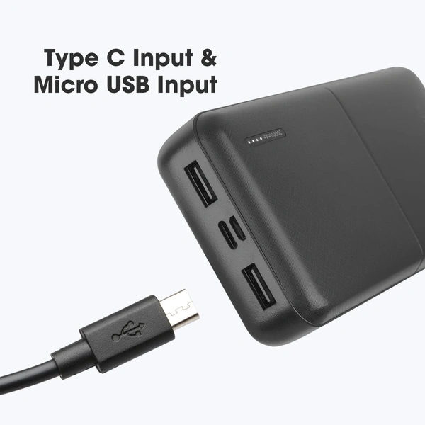 Zebronics  Zeb-MB20000R3  20000 Mah Power Bank  - Zebronics Service Center, Black, 6 Month