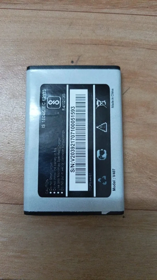 Tos Micromax Bharat 1 V407 Battery Compatible Battery Not Original   - 7 Days, 9629276744