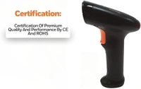 Honey Well  Impact by Honeywell IHS520BT Wireless 2D Barcode Scanner - High Performance, Long-Range Scanning with Storage for up to 8000 barcodes, Compact and Portable Design - Near Service Center, Black, 2 Years