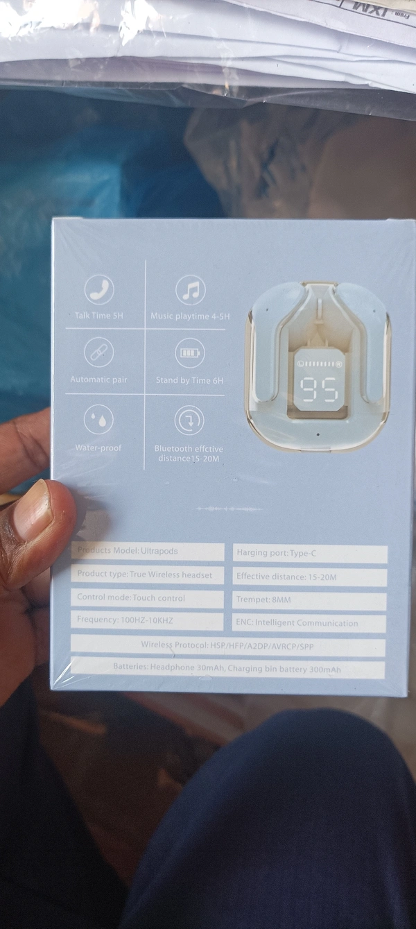 Unbranded  Stylish Earbuds With Charging Display  - Melrose