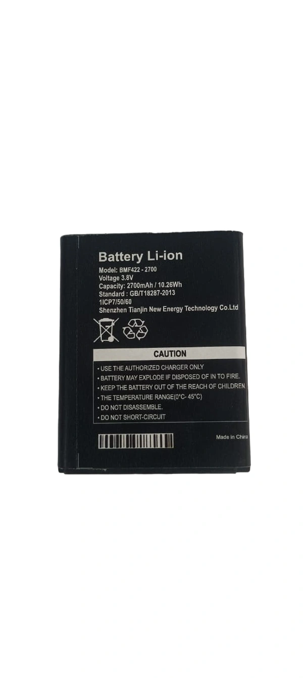 Tos TUKZER  4g Hotspot Original Battery 2700 Mah Original Battery For 4g 180 4g 185 Models BIG SIZE BATTERY YOU CAN NOT CLOSE THE DOOR  - Black