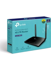 Tp Link TP-Link Archer MR200 AC750 2.4GHz 750Mbps Dual Band 4G LTE Mobile Wi-Fi, SIM Slot Unlocked, No Configuration Required, Removable Wi-Fi Antennas Router (Black) - Black, 3 Yrs, Contact