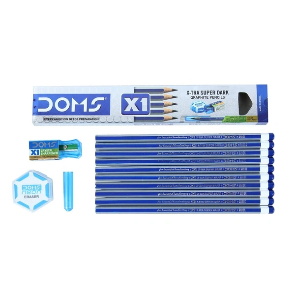  DOMS X1 Xtra Super Dark Pencils