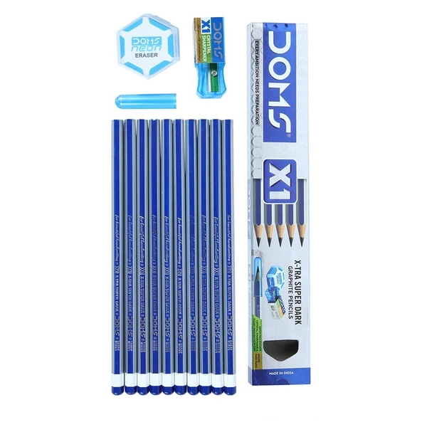  DOMS X1 Xtra Super Dark Pencils