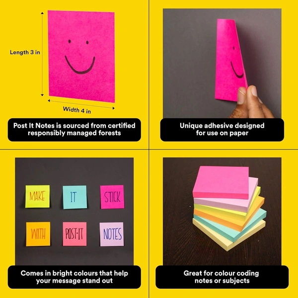 3M Post-it Brand Sticky Notepad 