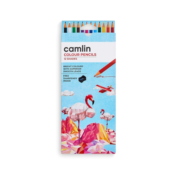  Camlin  Color Pencils 12 shades
