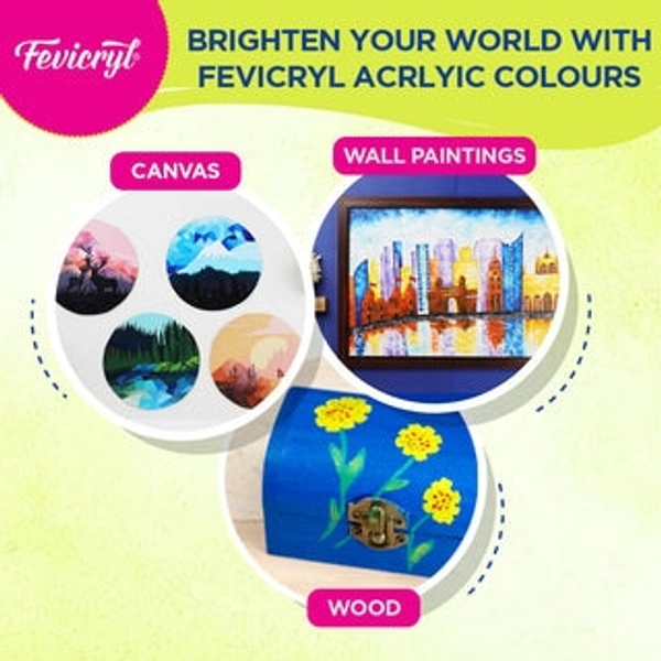 Fevicry Acrylic Colours 10 Shades