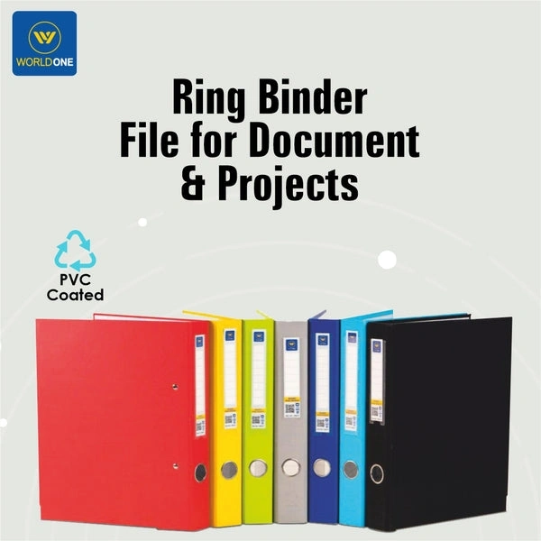 World One 2D Ring Binder File (RB410)