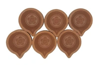 Clay Small Diya (5.8 cm x 5 cm x 2.1 cm) - 12 Diyas