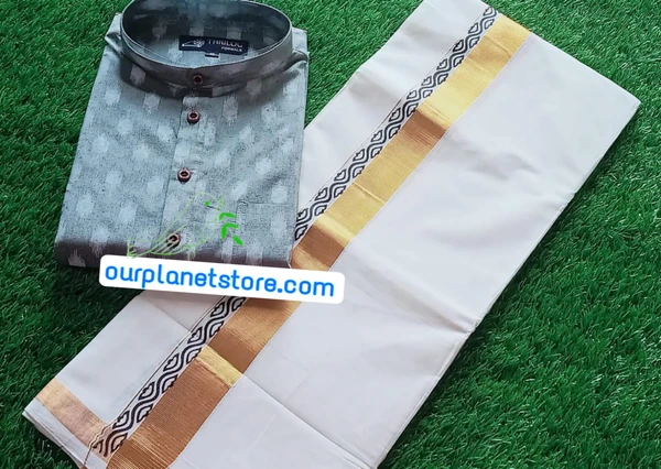 Kerala  Kurtha Mundu Combo