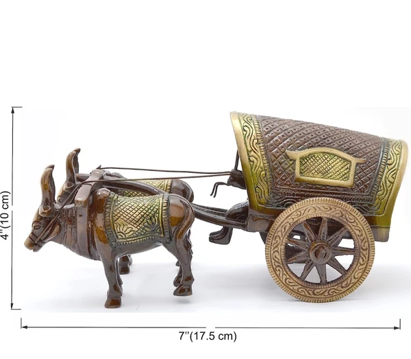 Brass Bullock Cart by Ourplanetstore