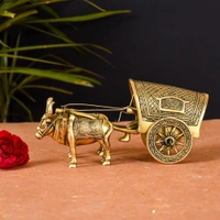 Brass Bullock Cart by Ourplanetstore