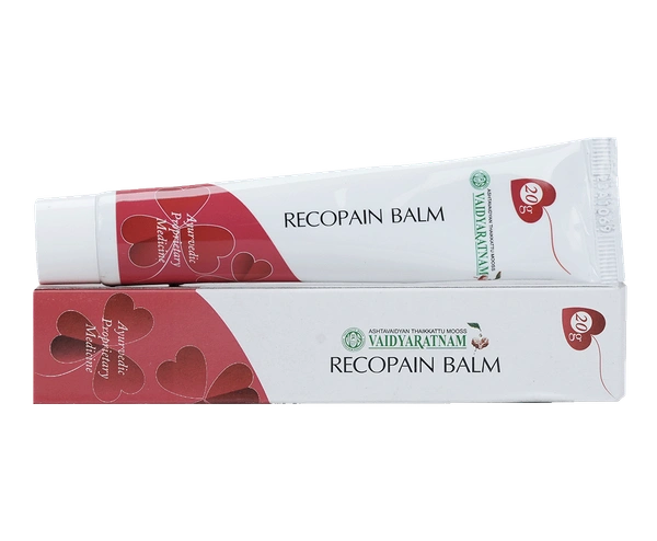 Recopain Balm (20 GM)  – Ayurvedic Pain Relief Balm for Muscles, Joints & Sprains