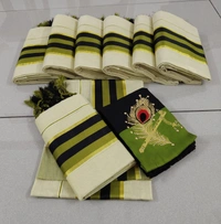 Kerala Tissue Set Mundu - Red