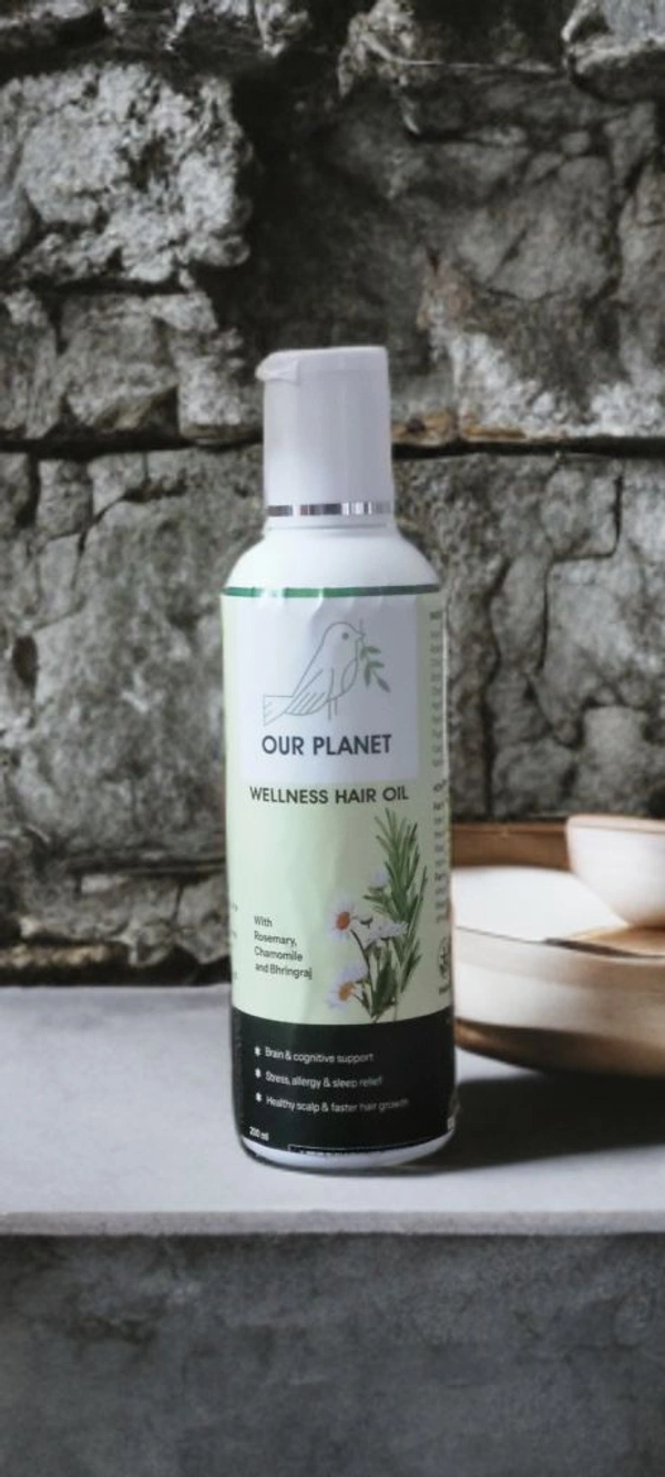 OURPLANET Ayurvedic Wellness Rosemary · Chamomile · Bhringraj Hair Oil