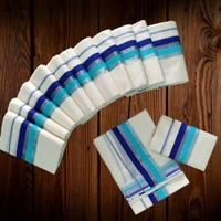 LIGHT FANCY SILVER LINES SET MUNDU KERALA SET MUNDU 