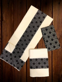 COTTON MAYA PRINT SET MUNDU WITH BLOUSE 
