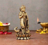 Brass Lord Murugan / Kartikeya Statue