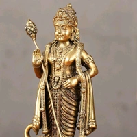 Brass Lord Murugan / Kartikeya Statue