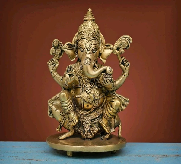 Lord Ganesha And his Vehicle (Musak-Raj)