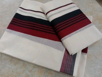 Cotton Set Mundu – Printed Edition - Maroon