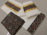 Cotton Setumunde with Blouse - Brown