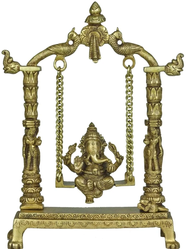 Graceful Lord Ganesha on Swing