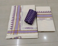 Kerala Soft Cotton Printed Set Mundu – 2.50 Mtr