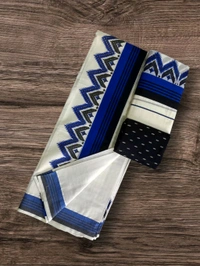 2×3 Kattikara Fancy Temple Print Setmundu