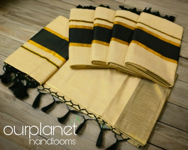 Tissue Set Saree – Simple & Elegant