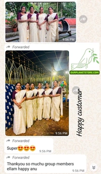 Nimisha sajayan inspired golden Strip  cotton setsaree