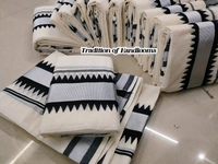 Black Border Color Set Mundu and Veshty