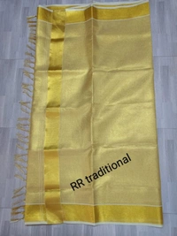 Golden Kasav Saree