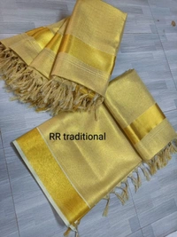 Golden Kasav Saree