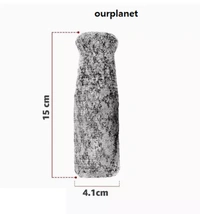 Idikallu Stone Mortar and okhlis stone Pestle/Khal Dasta Ural Set / Idikallu /Khalbatta okhli Masher/Kharal/Khalbatta/Imam Dasta/Ohkli Musal/Idi Kallu/Khal Musal/Spice Grinder
