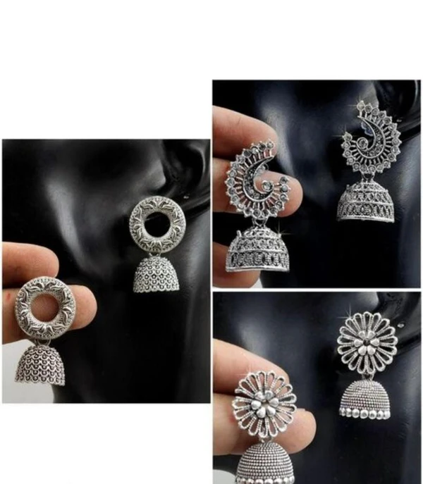 Jhumki (combo of 3) Earrings for Women & Girls