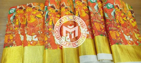 Kerala  mural saree
